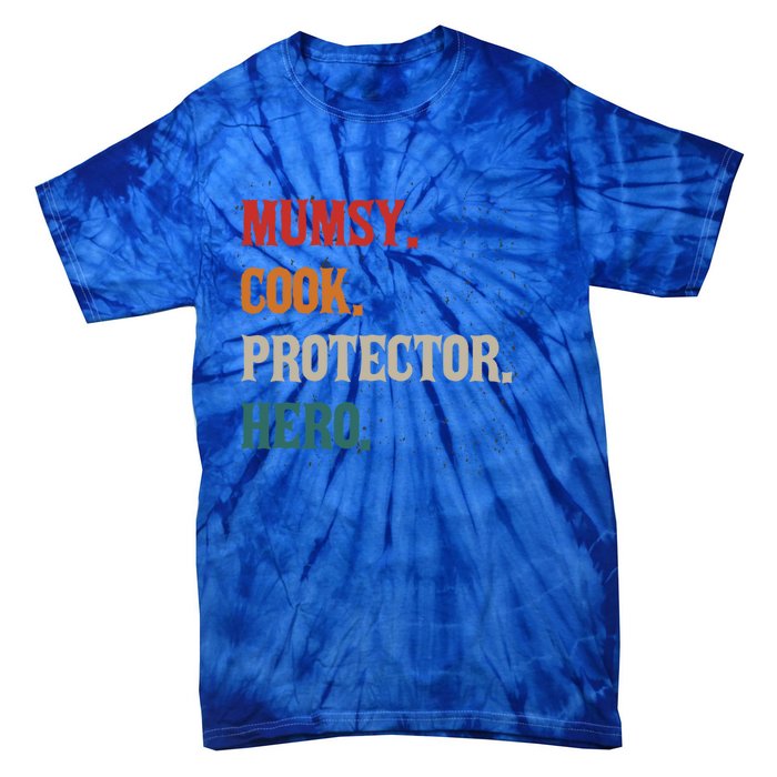 Mumsy Cook Protector Hero Mom Mama Chef Cooker Profession Gift Tie-Dye T-Shirt