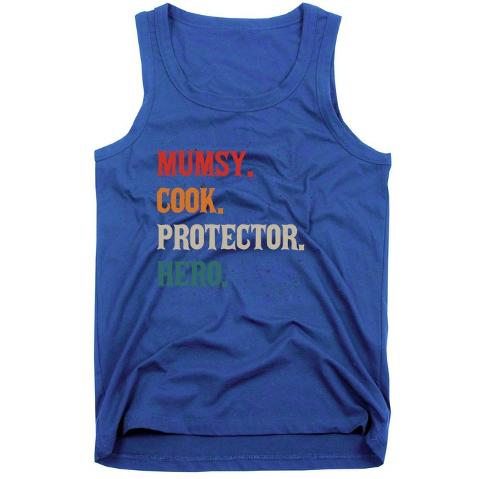 Mumsy Cook Protector Hero Mom Mama Chef Cooker Profession Gift Tank Top