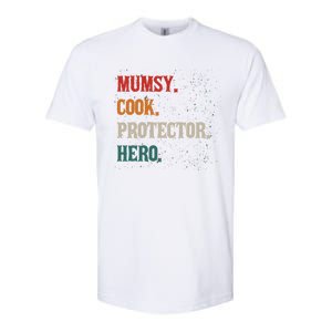 Mumsy Cook Protector Hero Mom Mama Chef Cooker Profession Gift Softstyle CVC T-Shirt