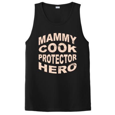 Mammy Cook Protector Hero Mom Profession Superhero Chef Gift PosiCharge Competitor Tank