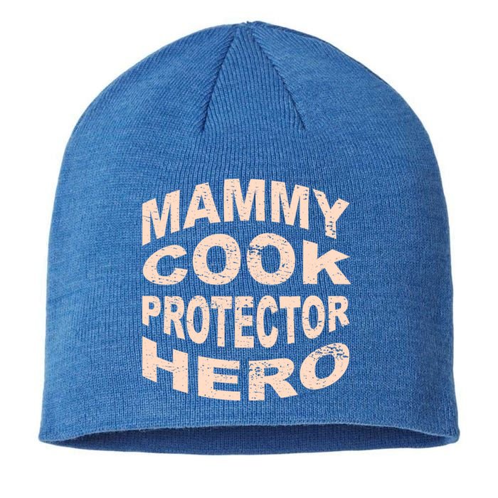 Mammy Cook Protector Hero Mom Profession Superhero Chef Gift Sustainable Beanie