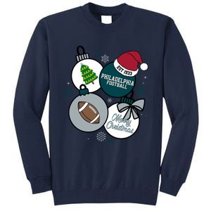 Merry Christmas Philadelphia Football Est 1933 Tall Sweatshirt