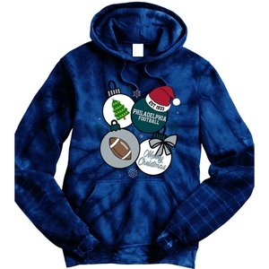 Merry Christmas Philadelphia Football Est 1933 Tie Dye Hoodie