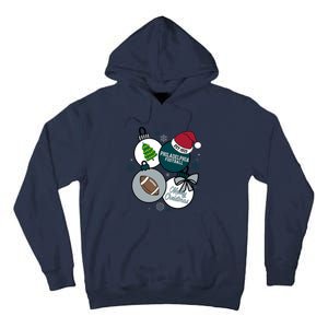 Merry Christmas Philadelphia Football Est 1933 Tall Hoodie