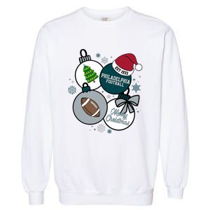 Merry Christmas Philadelphia Football Est 1933 Garment-Dyed Sweatshirt