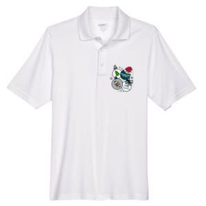 Merry Christmas Philadelphia Football Est 1933 Men's Origin Performance Pique Polo