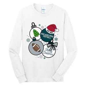 Merry Christmas Philadelphia Football Est 1933 Tall Long Sleeve T-Shirt