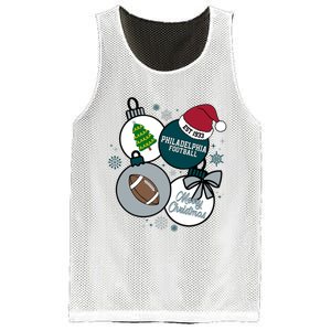 Merry Christmas Philadelphia Football Est 1933 Mesh Reversible Basketball Jersey Tank