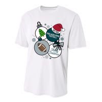 Merry Christmas Philadelphia Football Est 1933 Performance Sprint T-Shirt