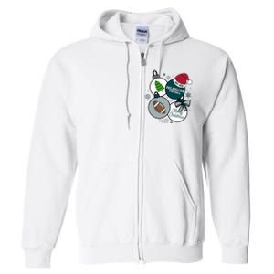 Merry Christmas Philadelphia Football Est 1933 Full Zip Hoodie