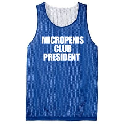 Micropenis Club President Funny Meme Sarcastic Stupid Cringe Mesh Reversible Basketball Jersey Tank