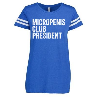 Micropenis Club President Funny Meme Sarcastic Stupid Cringe Enza Ladies Jersey Football T-Shirt