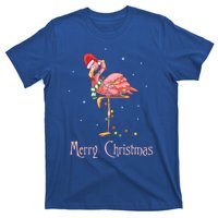 Merry Christmas Pink Flamingo Cute Xmas Costume Gift T-Shirt