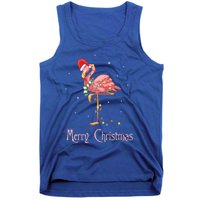 Merry Christmas Pink Flamingo Cute Xmas Costume Gift Tank Top