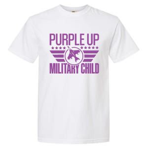 Military Child Purple Up Garment-Dyed Heavyweight T-Shirt