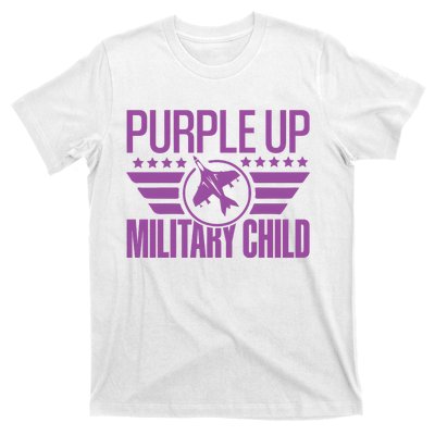 Military Child Purple Up T-Shirt