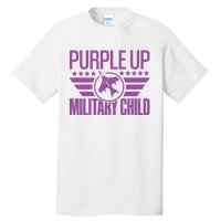 Military Child Purple Up Tall T-Shirt