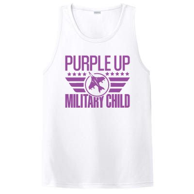 Military Child Purple Up PosiCharge Competitor Tank