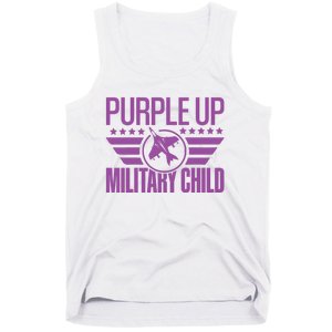 Military Child Purple Up Tank Top