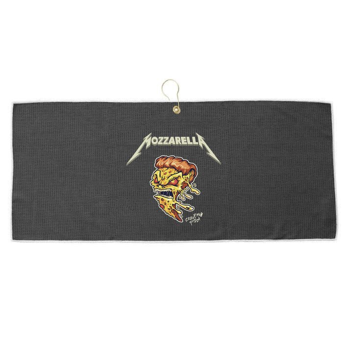 Mozzarella Creeping Pizza Foodie Chef Baker Cook Heavy Large Microfiber Waffle Golf Towel