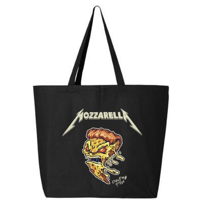 Mozzarella Creeping Pizza Foodie Chef Baker Cook Heavy 25L Jumbo Tote
