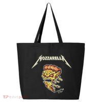 Mozzarella Creeping Pizza Foodie Chef Baker Cook Heavy 25L Jumbo Tote
