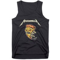 Mozzarella Creeping Pizza Foodie Chef Baker Cook Heavy Tank Top