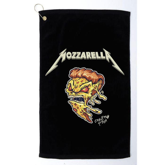 Mozzarella Creeping Pizza Foodie Chef Baker Cook Heavy Golf Towel