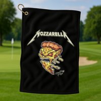 Mozzarella Creeping Pizza Foodie Chef Baker Cook Heavy Golf Towel