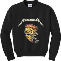 Mozzarella Creeping Pizza Foodie Chef Baker Cook Heavy Kids Sweatshirt