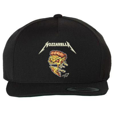 Mozzarella Creeping Pizza Foodie Chef Baker Cook Heavy Wool Snapback Cap