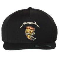 Mozzarella Creeping Pizza Foodie Chef Baker Cook Heavy Wool Snapback Cap