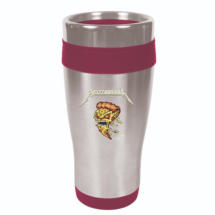 Mozzarella Creeping Pizza Foodie Chef Baker Cook Heavy 16oz Travel Tumbler