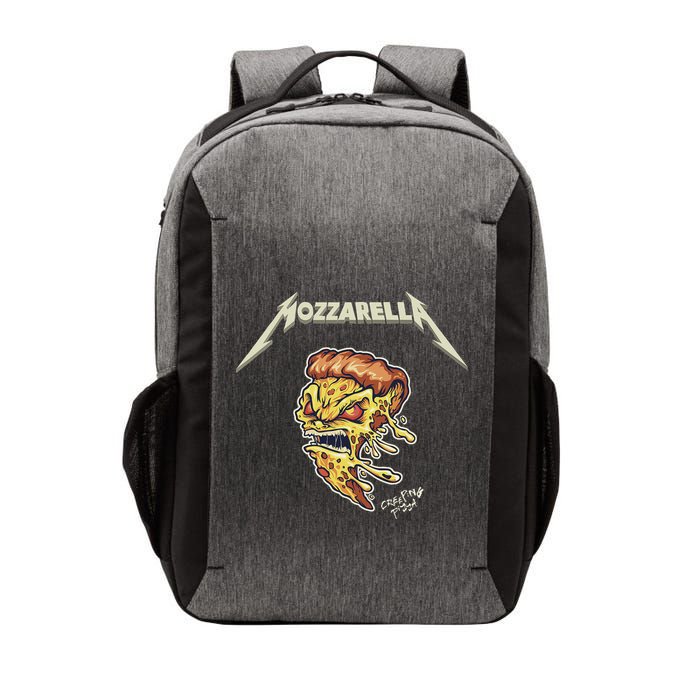 Mozzarella Creeping Pizza Foodie Chef Baker Cook Heavy Vector Backpack