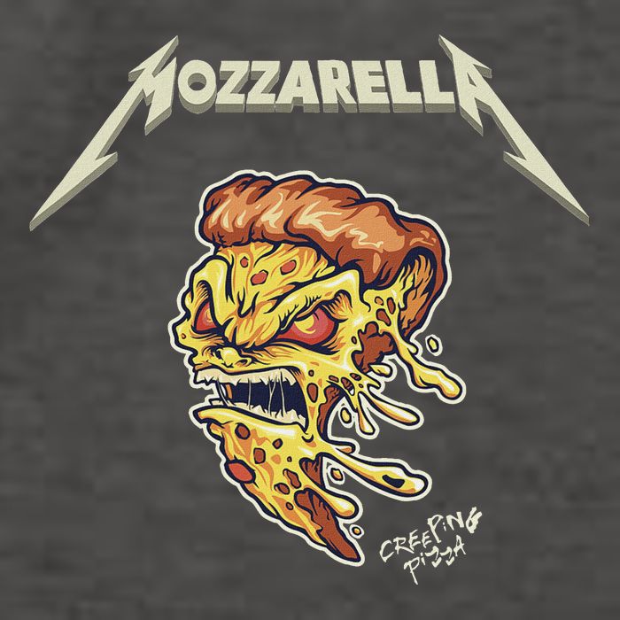 Mozzarella Creeping Pizza Foodie Chef Baker Cook Heavy Vector Backpack