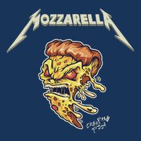 Mozzarella Creeping Pizza Foodie Chef Baker Cook Heavy Infant Baby Jersey Bodysuit