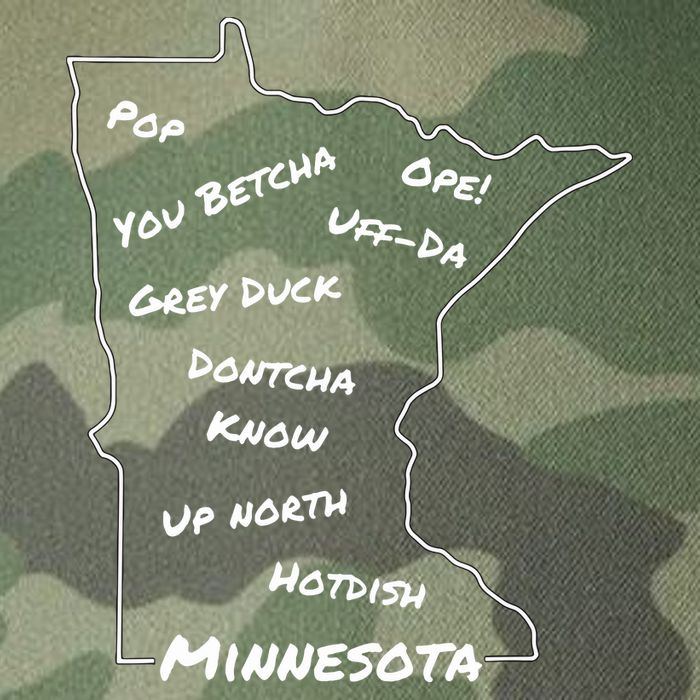Minnesota Common Phrase Funny Midwestern Design Legacy Tie Dye Trucker Hat
