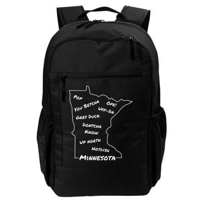 Minnesota Common Phrase Funny Midwestern Design Backpack