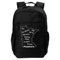Minnesota Common Phrase Funny Midwestern Design Backpack