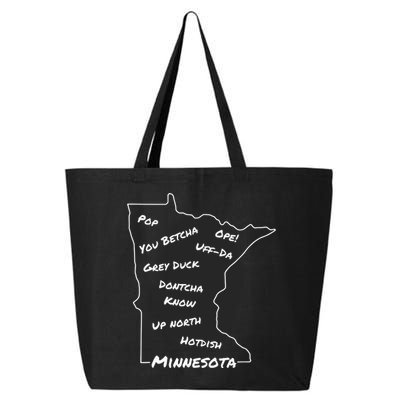Minnesota Common Phrase Funny Midwestern Design 25L Jumbo Tote