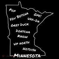 Minnesota Common Phrase Funny Midwestern Design Pom Pom 12in Knit Beanie