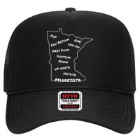Minnesota Common Phrase Funny Midwestern Design Trucker Hat