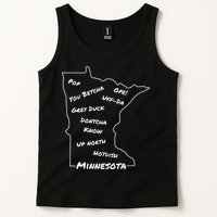 Minnesota Common Phrase Funny Midwestern Design Tank Top