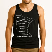 Minnesota Common Phrase Funny Midwestern Design Tank Top