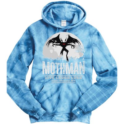 Mothman Cryptid Point Pleasant cryptozoology Halloween Tie Dye Hoodie