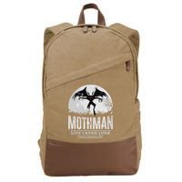 Mothman Cryptid Point Pleasant cryptozoology Halloween Cotton Canvas Backpack