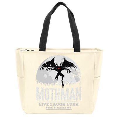 Mothman Cryptid Point Pleasant cryptozoology Halloween Zip Tote Bag
