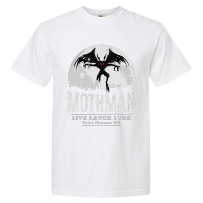 Mothman Cryptid Point Pleasant cryptozoology Halloween Garment-Dyed Heavyweight T-Shirt