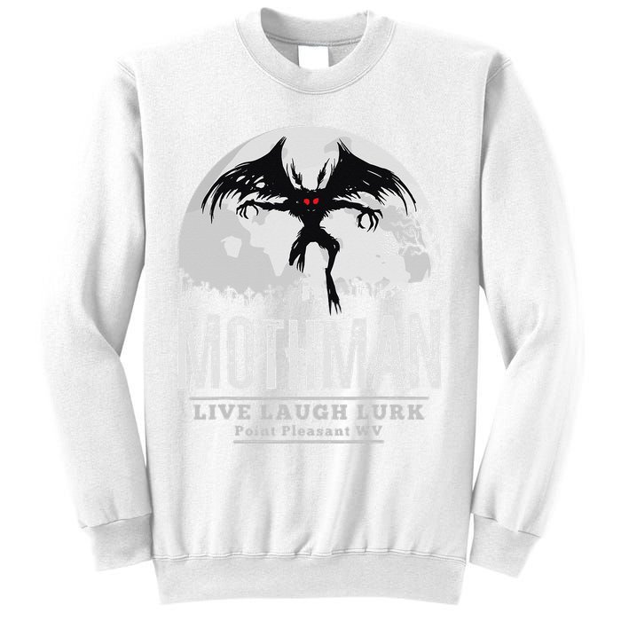 Mothman Cryptid Point Pleasant cryptozoology Halloween Sweatshirt
