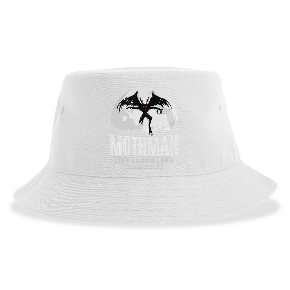 Mothman Cryptid Point Pleasant cryptozoology Halloween Sustainable Bucket Hat
